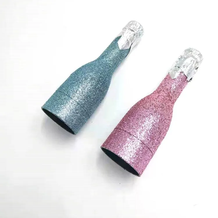 MINI botella de champán de 16CM, tirador de confeti, popper de fiesta, novedad