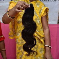 Extensions de cheveux humains indiens Remy ondulés, alignés aux cuticules, vente en gros, pour femmes noires, pas chers, tissage à double trame, à clipser