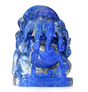 Figura Tallada a Mano en Lapislázuli Natural, Tallado en Piedra Preciosa, Decoración para el Hogar, Coleccionable, Regalo Espiritual para Altar, Uso Diario Atemporal - Product Image 3