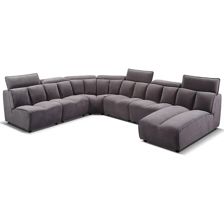 Мебель для гостиной, крутая американская мебель для дома, современный секционный диван Chesterfield коричневого цвета для дома