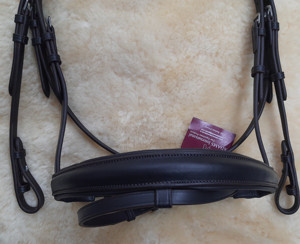 สายบังเหียนหนังม้าประดับคริสตัลวิบวับแผ่นรองนิ่มดีไซน์ใหม่สำหรับนักขี่ม้ากีฬาขี่ม้า - Product Image 2