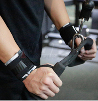 Nouvelles sangles de musculation réglables en nylon et silicone antidérapantes et durables pour haltères, 1 paire, modèle 2020