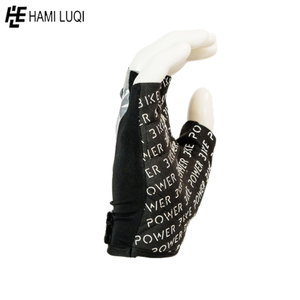 Guantes de medio dedo personalizados para hombre, para deporte, gimnasio, fitness, levantamiento de pesas, correr - Product Image 2