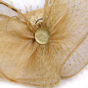 Fascinator Sinamay tinta in tinta unita da <span class=keywords><strong>donna</strong></span> per matrimonio vestito vittoriano chiesa Kentucky <span class=keywords><strong>Derby</strong></span> da sposa Tea Party-Wedding <span class=keywords><strong>Derby</strong></span> - Product Image 4