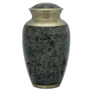 Urne de crémation en métal de style américain/européen Urne funéraire en laiton/aluminium pour adultes Stockage des cendres funéraires Stockage commémoratif vert - Product Image 3