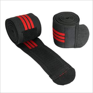 Emballages de genoux avec sangle pour homme et femme, accessoire de musculation, avec crochet et boucle qui soulève les genoux, pour la gymnastique - Product Image 2