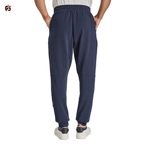 Pantalon de Jogging 100% coton pour homme, en tissu polaire, Logo personnalisé, pour Yoga, course à pied, Jogging, produit OEM, livraison gratuite - Product Image 2