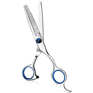 กรรไกรตัดผมตรงสำหรับร้านเสริมสวยกรรไกรตัดผมทำจากสเตนเลสแบบมืออาชีพปรับแต่งโลโก้ได้ตามต้องการ - Product Image 1