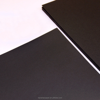 Feuilles de papier noir stratifié en carton noir, facile à couper et à plier