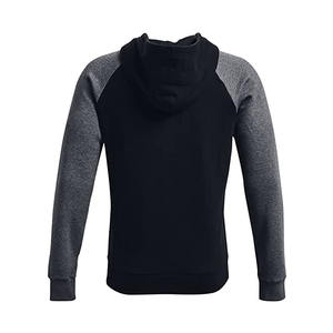 OEM logotipo personalizado de talla grande 100% Sudadera con capucha de algodón de invierno de peso pesado polar hombres Casual sudaderas con capucha de gran tamaño - Product Image 2