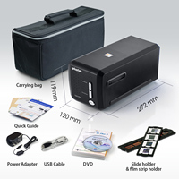 Plustek OpticFilm 8200i SE, película de 35mm y escáner de deslizamiento Salida de 7200 dpi/48 bits Eliminación de polvo/arañazos por infrarrojos integrados