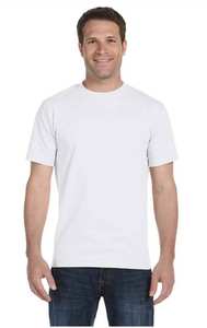 100 algodón para hombre Camiseta Polo en blanco bordado alta calidad hombres cantidad personalizada cuello redondo OEM Anti encogimiento - Product Image 6