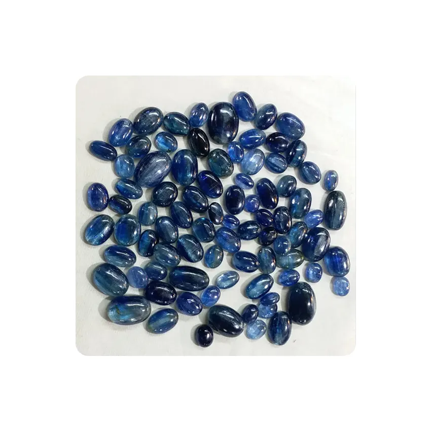 Kyanite อัญมณี Cabochon ลูกปัดอัญมณีขายส่งผู้ผลิตอินเดีย