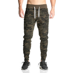 2021 conception personnalisée Camouflage hommes pantalons de survêtement haute qualité coton respirant Joggers poches Fitness cuir pantalon toile - Product Image 3