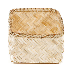 Panier de rangement en bambou tissé de haute qualité, organisateur de maison, prix avantageux en vente ! - Product Image 5