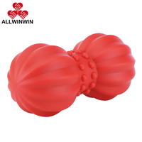 ALLWINWIN-Bola de masaje de cacahuete, PMB12, forma de engranaje, Lacrosse Doble
