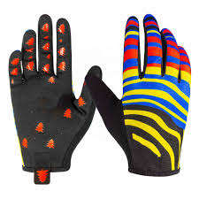 Gants de motocross pour le cyclisme en plein air, doigts entiers, respirants, antidérapants, bracelet de poignet réglable, extensible dans les 4 sens, cuir synthétique - Product Image 6