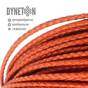 DYNETON 100% Pure <b>Leather</b> Cords with Customizable Color & Size ISO Certified - Product Image 1