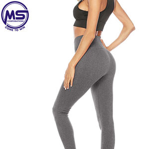 Vêtements de sport personnalisés 2025 Pantalon de yoga taille haute Leggings d'entraînement extensibles tricotés avec contrôle du ventre - Product Image 5