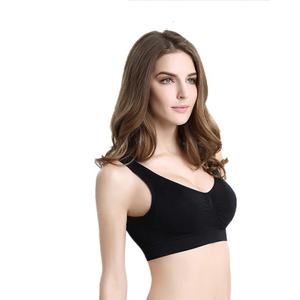 Soutien-gorge de Sport Push-Up pour femmes, 95% coton, 5% élasthanne, sans manches, bretelles croisées, rembourré, top Sexy, été - Product Image 3