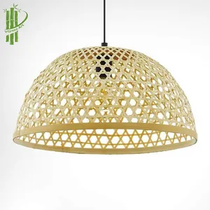 Prodotto fatto a mano in bambù e rattan natura in Vietnam paralume nuovo modello