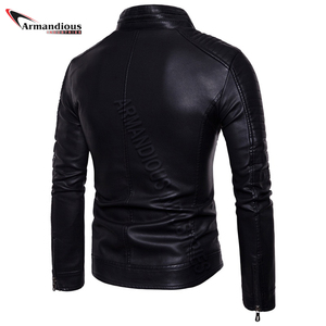 Chaqueta de Cuero para Hombre, Estilo Urbano, Corte Ajustado, Piel de Vaca, Gran Venta 2026 - Product Image 2