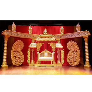 Mandapam de Boda Real Dorado, el Mejor Mandapam de Boda del Sur, Mandapam de Boda Hindú, Mandapam de Boda Manvarai en EE. UU. - Product Image 1