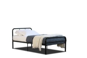 2026 New Design Rounded headboard Metal Single <b>Bed</b> Frame - Product Image 5