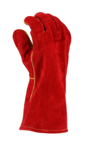 Gants de soudeurs en cuir de vachette fendu 2025 avec sangle de pouce renforcée Gants de travail en cuir fendu - Product Image 6