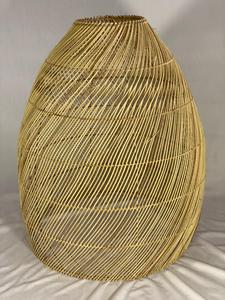 Lámpara colgante de bambú de mimbre de estilo rústico antiguo, linterna tejida - Product Image 3