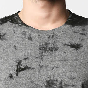 เสื้อยืดโพลีเอสเตอร์ผ้าสแปนเด็กซ์สำหรับผู้ชายเสื้อยืดสำหรับออกกำลังกายในยิมเสื้อยืดเปล่าออกแบบได้ตามต้องการ - Product Image 4