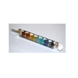 Bâton d'énergie orgonique étoile de Merkaba en agate gravée, pierre précieuse, objet de collection d'art Feng Shui - Product Image 1