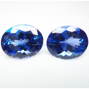พลอยแทนซาไนต์สีน้ำเงินธรรมชาติ - ทรงคุชชั่น/วงรี/ทรงกลมเจียระไน, ขนาดตามสั่ง, สำหรับทำเครื่องประดับ, ราคาขายส่ง |   อันดับสาม - Product Image 5