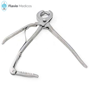 Alicate de castración emasculador blanco, <span class=keywords><strong>Triple</strong></span> trituración con trinquete, instrumentos de veterinaria, acero inoxidable - Product Image 5