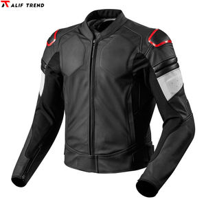 Vente en gros de vestes de moto vestes de moto personnalisées 100% véritable veste de moto en cuir véritable moto et course automobile - Product Image 2