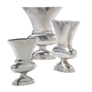 Florero de metal blanco, conjunto de dos, excelente calidad, hecho a mano, diseñador, venta al por mayor, maceta, venta al por mayor, florero de metal - Product Image 6