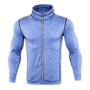 Vêtements de sport de haute qualité sweats à capuche d'automne sport fermeture éclair course vestes minces Fitness vêtements de sport Sport Jogging costumes Logo personnalisé - Product Image 1