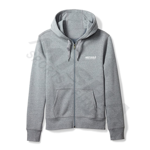 Unique Style Men Zip Up Hoodie In Grey Color Custom Made High Quality Men Hoodie - Product Image 1