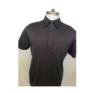 T-shirt rayé de haute qualité, logo personnalisé 100% coton, chemises pour hommes grande taille, polo de couleur rouge imprimé