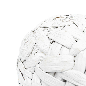 Abat-jour en jacinthe d'eau tissée blanche, ambiance côtière moderne, décoration élégante pour la maison, couvre-lampe pour les styles rustiques et minimalistes de ferme - Product Image 6