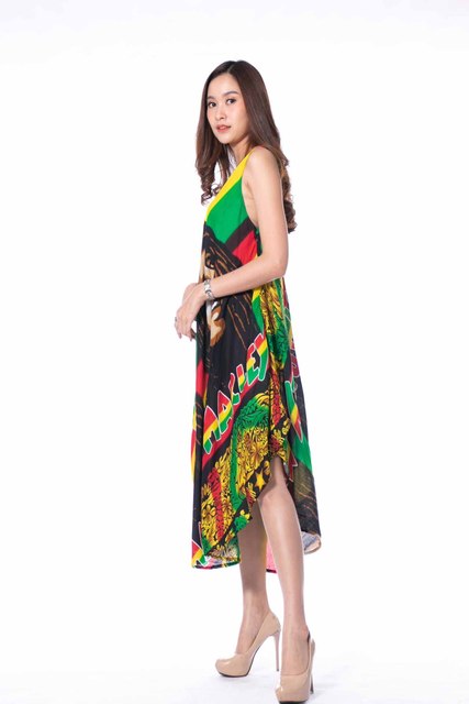 rasta formal dress Reggae Sunrise Rasta Maxi Dress main image 1