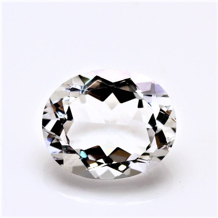 7X9mm Oval Cut Natural White Topaz Wholesale Factory Price High Quality  Faceted Loose Gemstone Per Carat Natural White Topaz