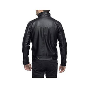 Chaqueta de invierno de lona de cuero de moda de alta calidad personalizada-con capucha e impermeable - Product Image 6