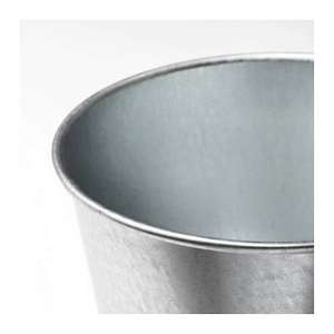 Pot de plantes galvanisé 9 cm, livraison gratuite, en argent - Product Image 2