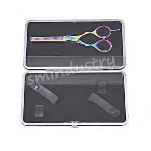Ciseaux professionnels pour Saloon de cheveux, Kit de ciseaux amincissants colorés en acier inoxydable, vente en gros (SC09), livraison gratuite - Product Image 2