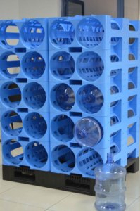 New Advance 2023 Best Quality 5 Gallon Water Bottle <b>Rack</b> System <b>Plastic</b> Modular <b>Rack</b> for 20 Litre Bottle for Transpiration - Product Image 5