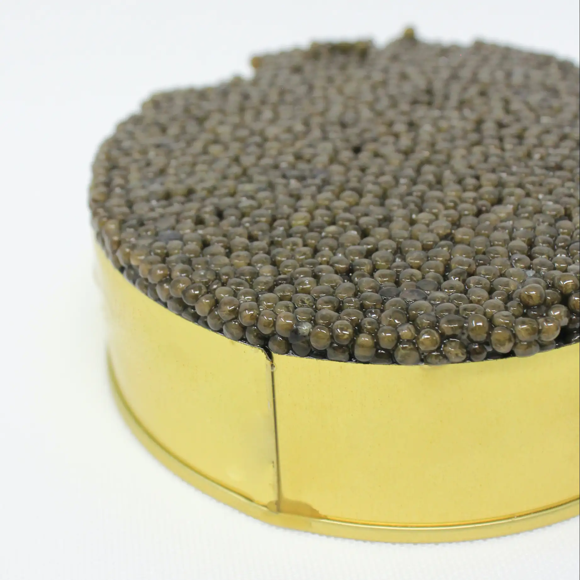 Hochwertiger nachhaltiger weißer Stör kaviar gr Zinn Made in Italy