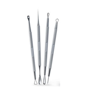 Bộ Dụng Cụ Popper Mụn Đầu Đen, Máy Chiết Xuất Mụn Đầu Trắng, Dụng Cụ Tẩy Mụn Trứng Cá Và Mụn Trứng Cá Bằng Kim/Lưỡi Trích - Product Image 1