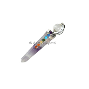 Amatista Chakra Obelisco Wandsgemstone varitas de chakra varita curativa 7 chakra varita curativa - Product Image 1