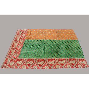 Nouvelle arrivée 100% coton imprimé fleuri à la main couvre-lit literie couvre-lit jeter Kantha couette - Product Image 5